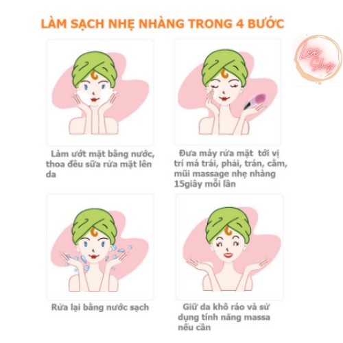 [BH 1 đổi 1] Máy Rửa Mặt Chính Hãng SONIC 3 trong 1 - Máy rửa mặt sóng siêu âm mới nhất 2020, đẩy lùi nếp nhăn hiệu quả | BigBuy360 - bigbuy360.vn
