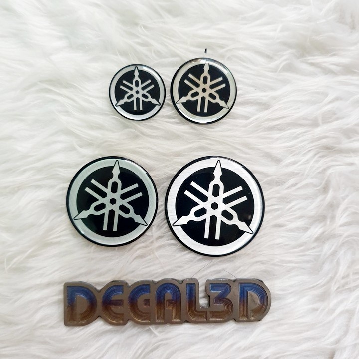 LOGO TRÒN YAMAHA NHỰA DẺO NHIỀU SIZE HÀNG CAO CẤP SIÊU NÉT