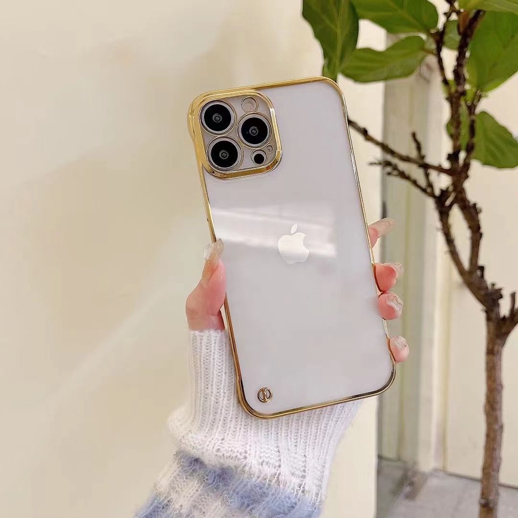 Ốp Điện Thoại Siêu Mỏng Mạ Điện Không Viền Cho iPhone 7p / 8p / x / xs / xsmax / 11 / 12 / 13 / pro / promax