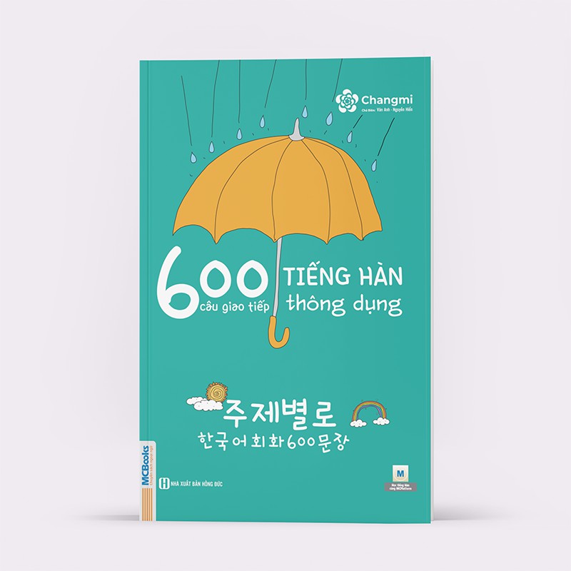 Sách – 600 Câu Giao Tiếp Tiếng Hàn Thông Dụng (Học Kèm App Mcbooks)