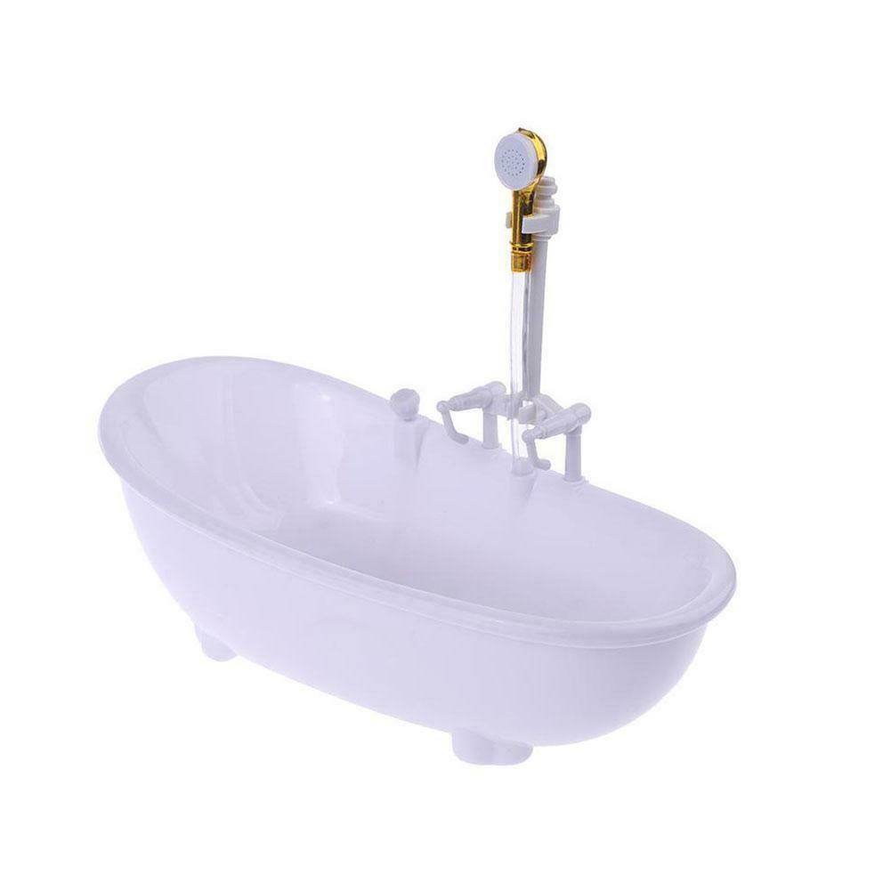 1 bồn tắm mini tỉ lệ 1/6 cho nhà búp bê H3Y0