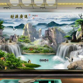 Tranh dán tường 3d