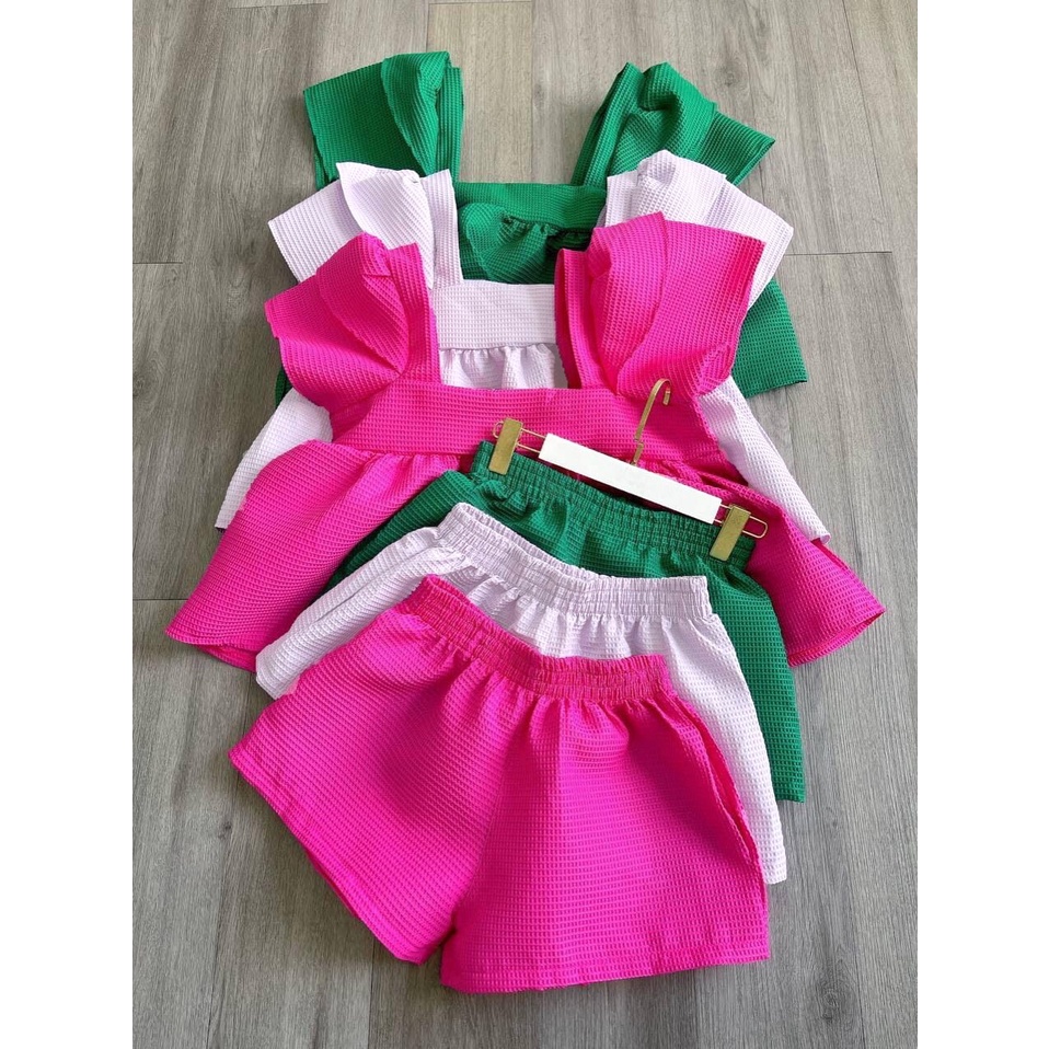 Set Bộ Áo Babydoll Quần Ngắn Mã T7