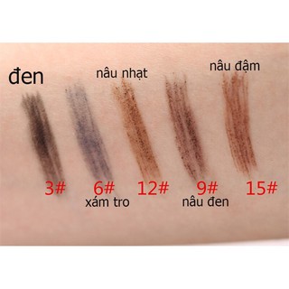 SET 5 CHÌ VẼ LÔNG MÀY- CHÌ XÉ CAO CẤP 5 MÀU SANG CHẢNH