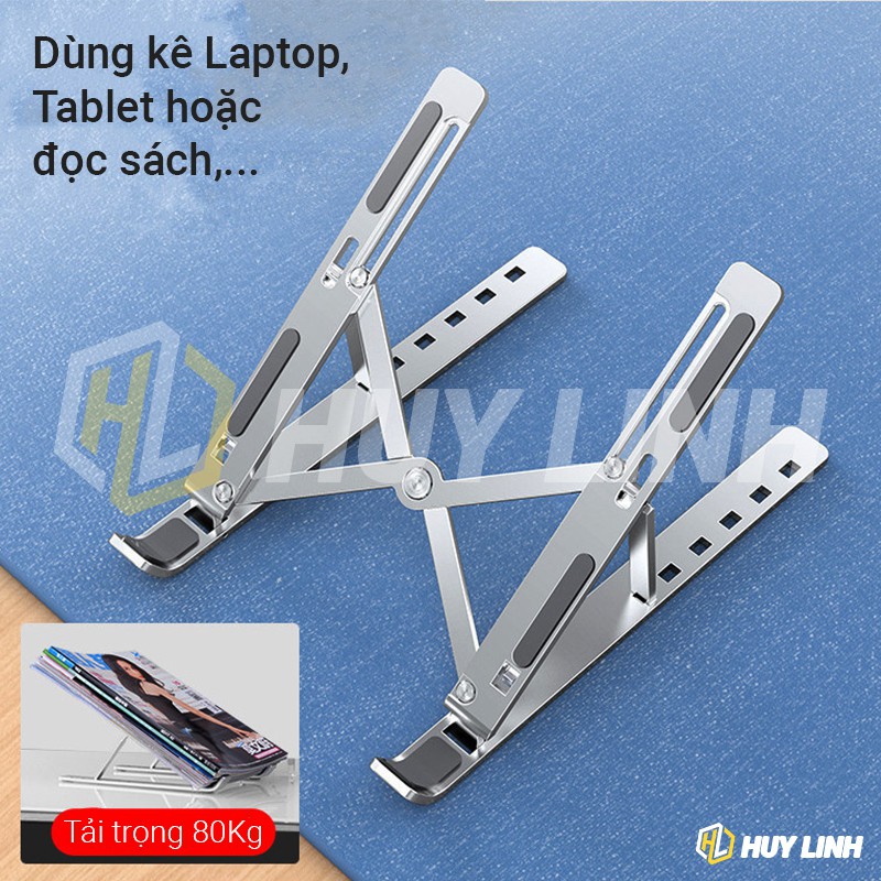 Giá đỡ Laptop MacBook Ipad chữ X gấp gọn bằng nhôm HL295