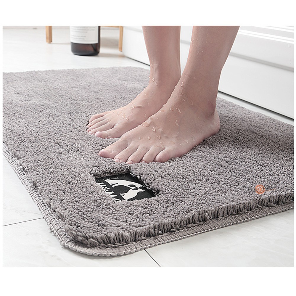 Thảm chùi chân phòng khách nhà tắm cao cấp có thể giặt máy 40x60cm-2424-KOREA STORE88