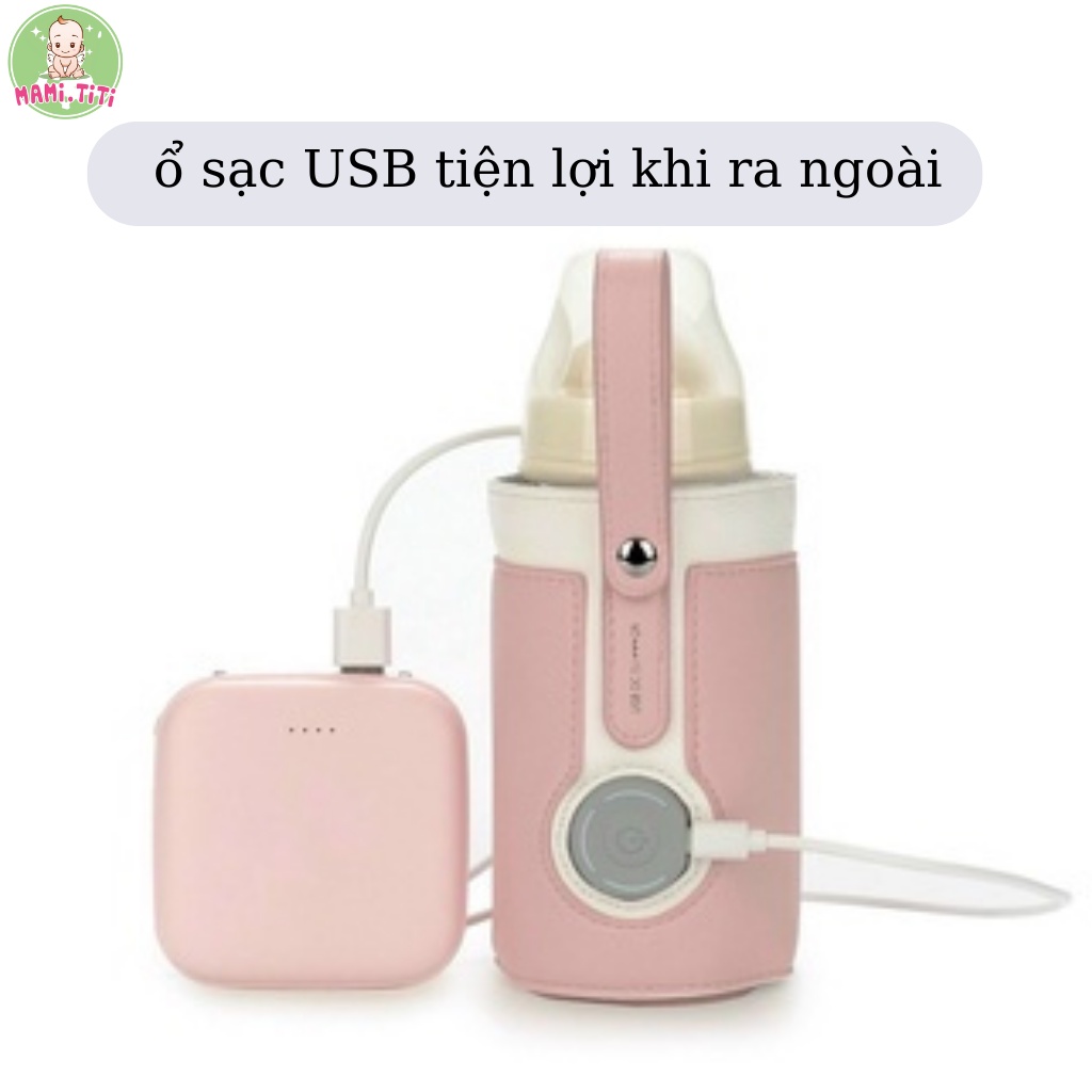Túi giữ nhiệt bình sữa  ABOUT BABY thông minh 3 chức năng