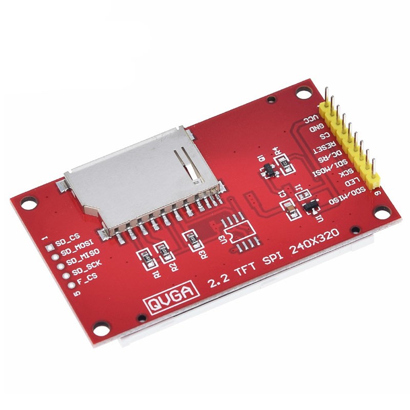 1 Mô-Đun Màn Hình TFT LCD 2.2 &quot;240 * 320 il9341 5V / 3.3V 2.2&quot; 240x320 Cho Arduino Tự Làm