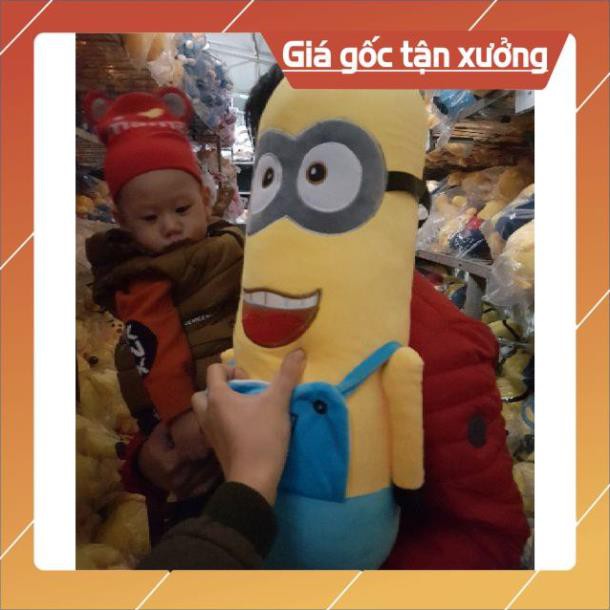 Gối Ôm Minion 100% bông gòn trắng 3 chiều