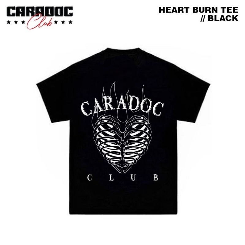 Áo Thun Heart Burn CRD - Màu Trắng/Đen