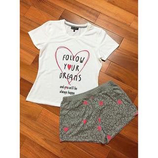 Bộ cotton nữ "follow your dreams"