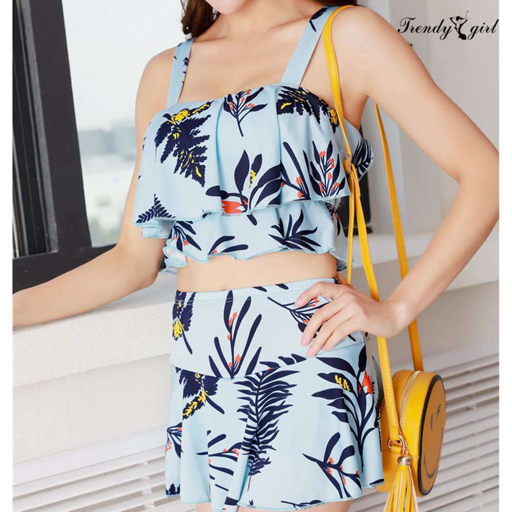 Set Đồ Tắm In Họa Tiết Lá Thời Trang Quyến Rũ Dành Cho Nữ | BigBuy360 - bigbuy360.vn