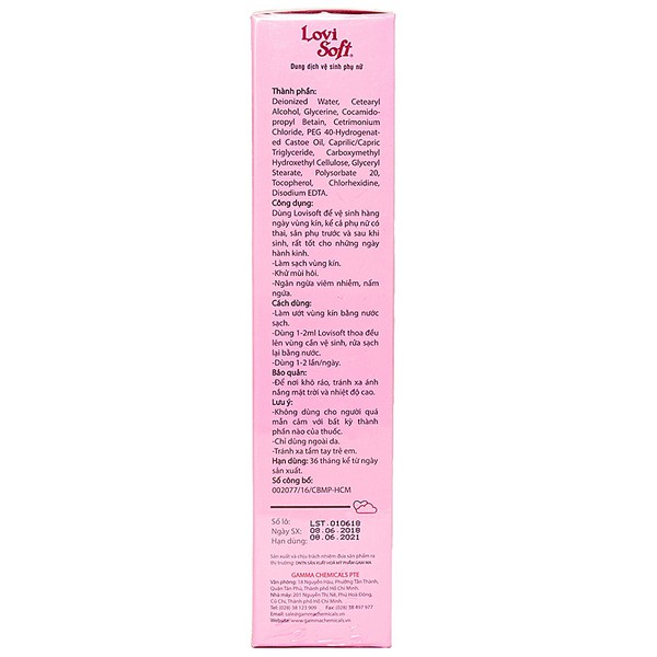 Dung Dịch Vệ Sinh Phụ Nữ LOVI SOFT 200ml Làm Sạch Vùng Kín