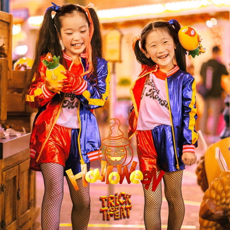Bộ Đồ Hóa Trang Harley Quinn Trong Phim Suicide Squad Có Thể Bơm Phồng Cho Bé Gái