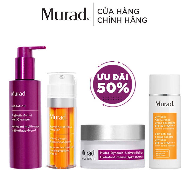 Bộ sản phẩm 4 in 1 Murad Glow Forward