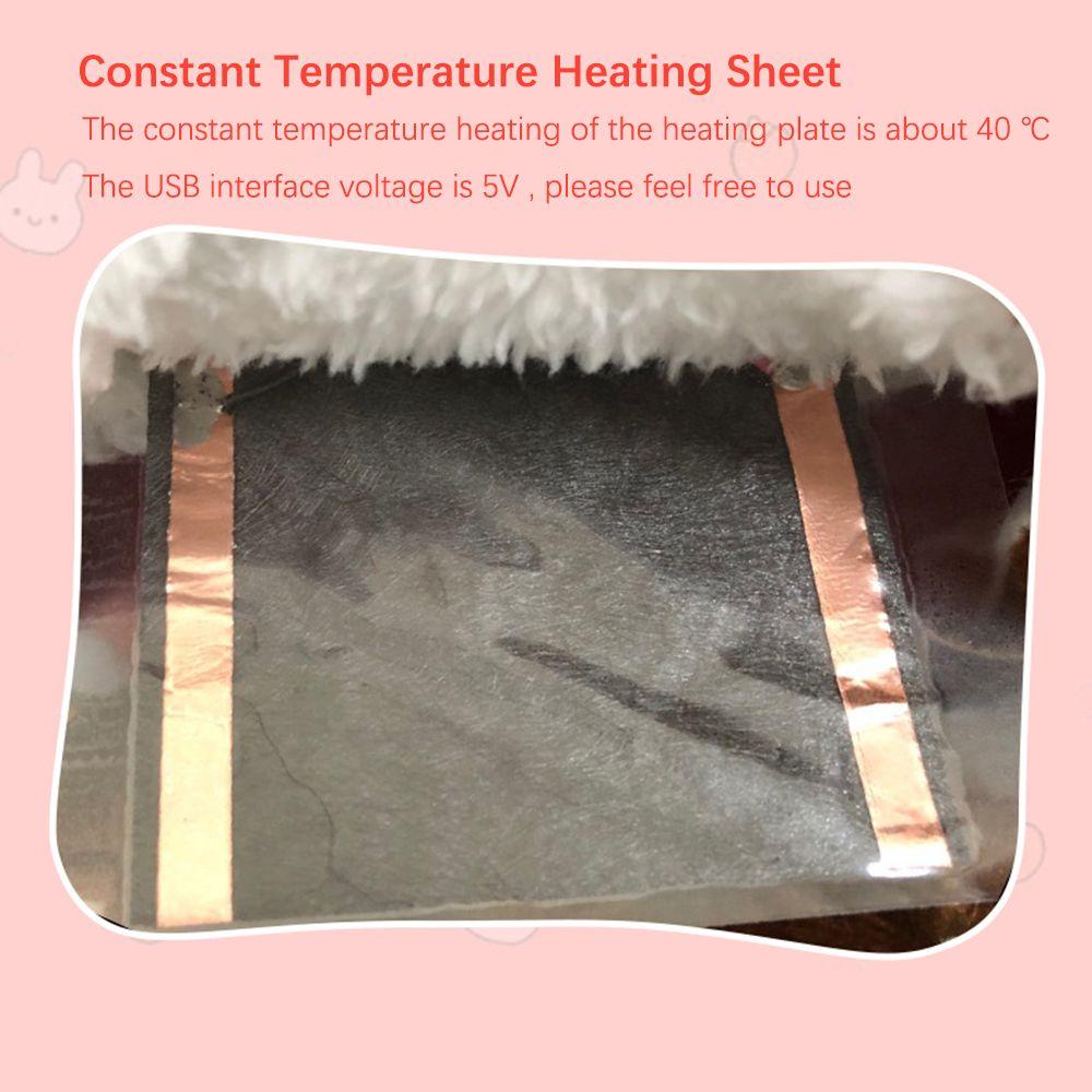 .Miếng Lót Chuột Giữ Ấm USB Có Đệm Bảo Vệ Cổ Tay