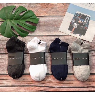 Sét 10 Đôi Tất Zara Man Cotton Cổ Thấp -tinhnguyenhuu