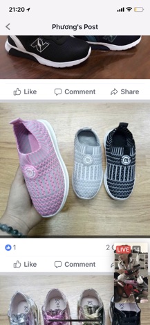 Combo giầy bé 4 đôi