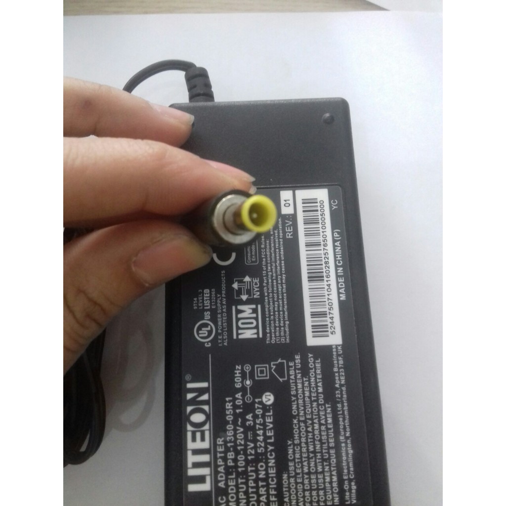 Adapter nguồn cho camera Sony EVI / BRC / SRG 12v 3a chân kim