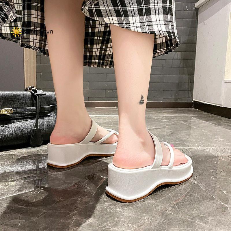 Dép Sandal Đế Dày Phong Cách Roman Thời Trang Mùa Hè Hàng Mới 2022 Dành Cho Bạn Nữ