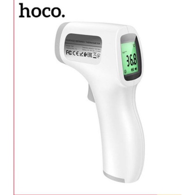 Nhiệt Kế Hồng Ngoại HOCO YQ6 Tặng Kèm 2 Pin AA - MÁY ĐO THÂN NHIỆT GIA ĐÌNH - CHÍNH HÃNG BẢO HÀNH 12 THÁNG
