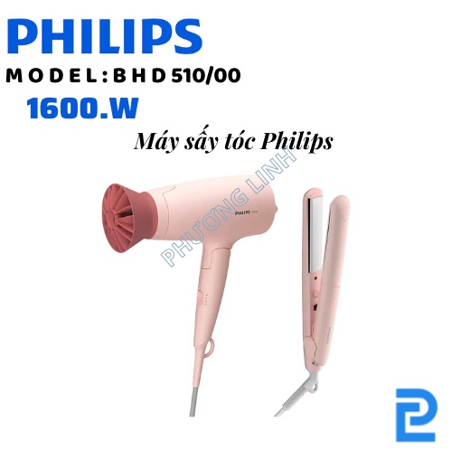 Máy tạo kiểu tóc Philips BHP398/00 Công suất 1600W-Hàng chính Hãng