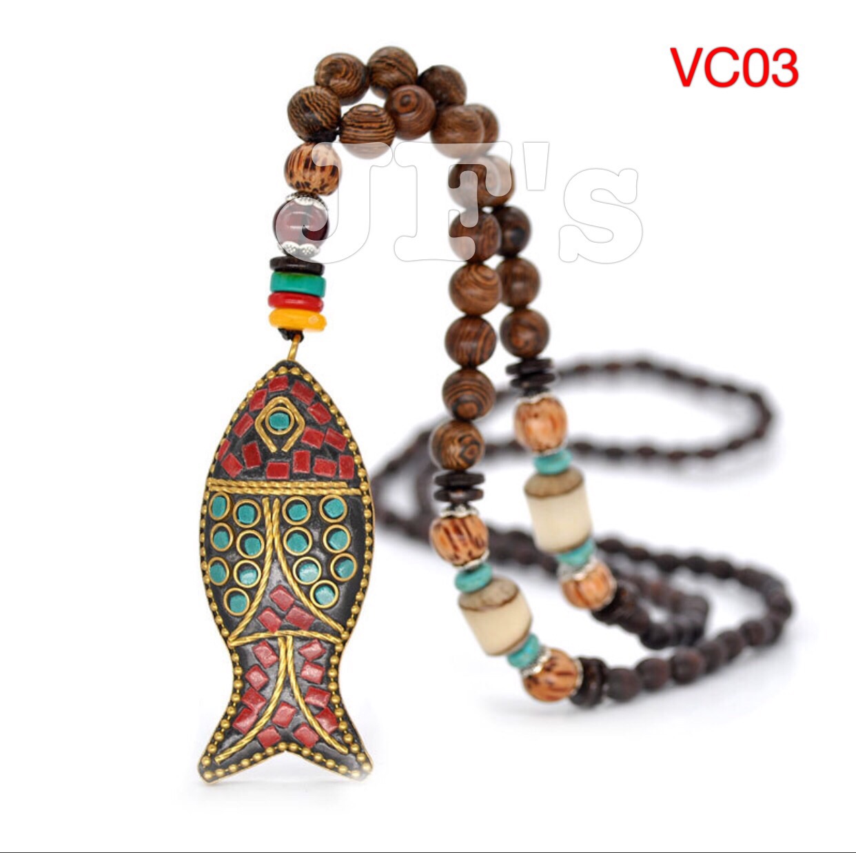 Vòng cổ phong cách bohemian, dây chuyền áo len phụ kiện thời trang thu đông