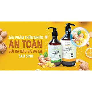 Cặp dầu gội +xả Gừng