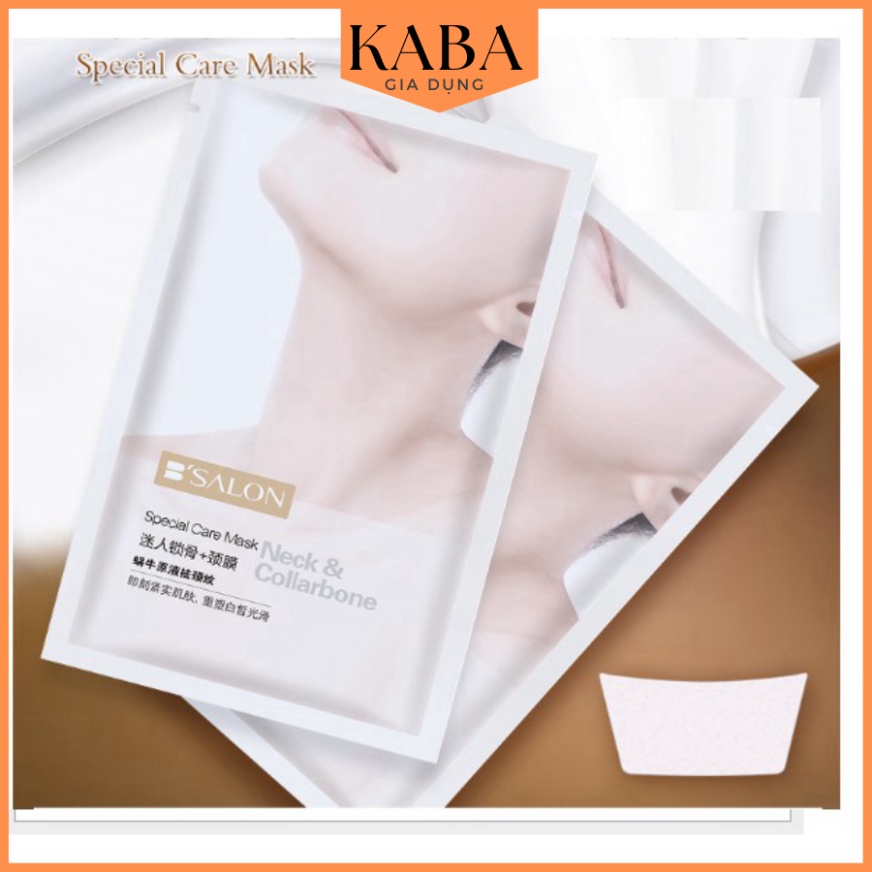 Mặt nạ dưỡng da vùng cổ YASS - Dưỡng trắng chống nhăn chống lão hóa KABA