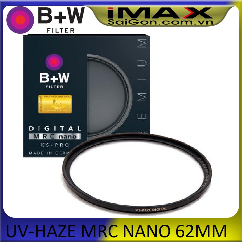 KÍNH LỌC B+W XS-PRO DIGITAL 010 UV-HAZE MRC NANO 62MM