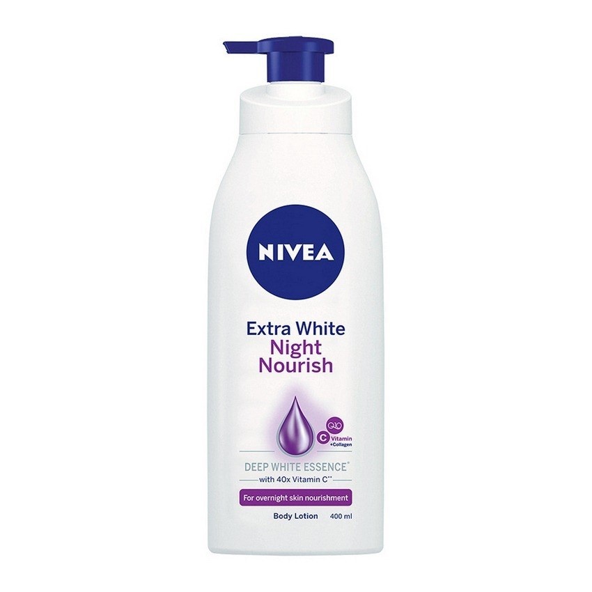 Sữa dưỡng thể trắng da Nivea Ban đêm 400ml