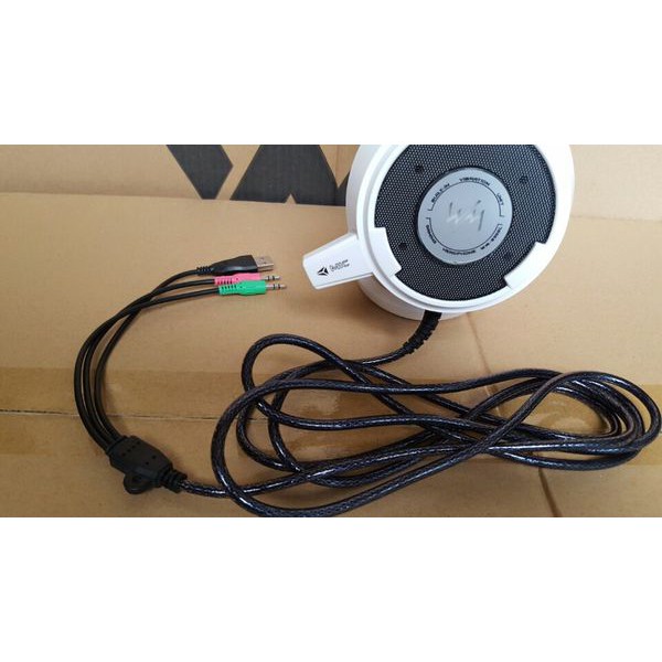 Tai Nghe WangMing WM 8900L LED | headphone wangming 8900l ( TRẮNG, đỏ )