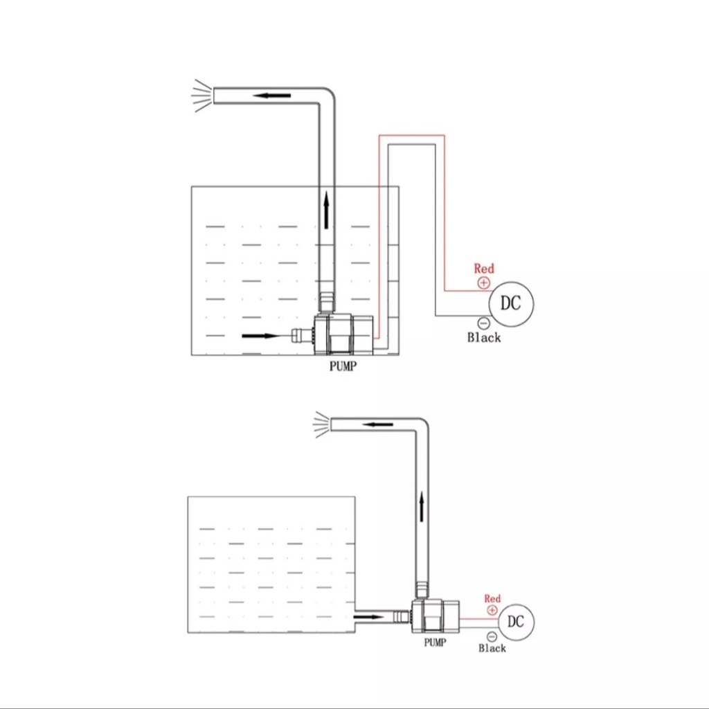 Máy Bơm Nước Mini Không Chổi Than dùng cổng USB 5V 1.2W