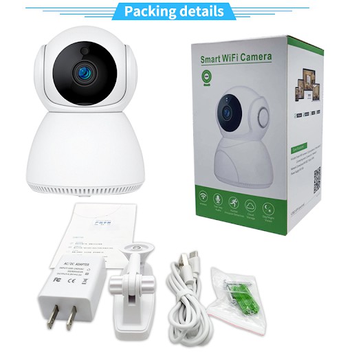 Camera wifi 5.0Mpx V380Pro Q8 - Đàm Thoại 2 Chiều - Xoay 360° - Nhận Diện Khuôn Mặt - Xoay theo chuyển động | BigBuy360 - bigbuy360.vn