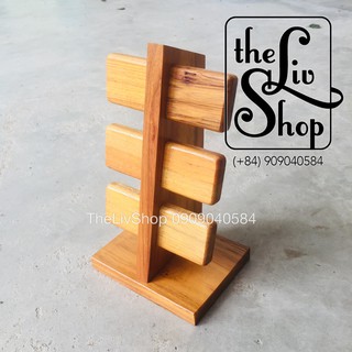 Kệ trưng bày đồng hồ gỗ