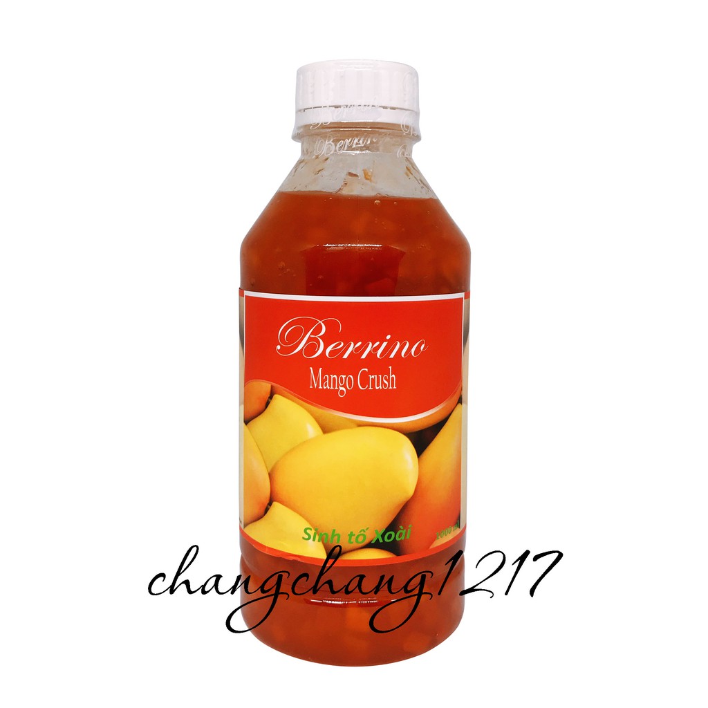 Sinh Tố Berino Xoài Chai 1 Lít