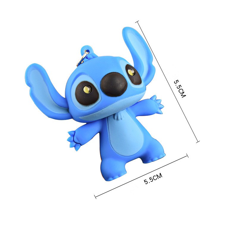 Móc Khóa Hình Búp Bê Siêu Anh Hùng Gắn Đèn LED Phát Sáng