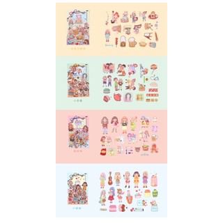 Gói 40 pcs sticker dễ thương 🌿