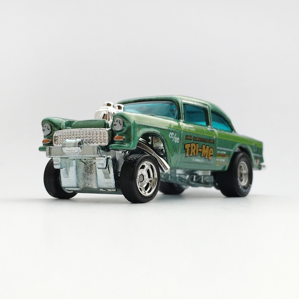 Xe mô hình Hot Wheels '55 Chevy Bel Air Gasser Drag Strip LOOSE 50th Car Culture