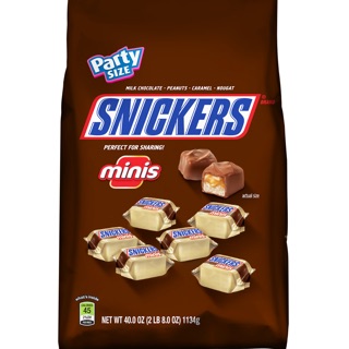 (1134g)BỊCH LỚN SOCOLA SNICKER MINI SIZE 1,134KG