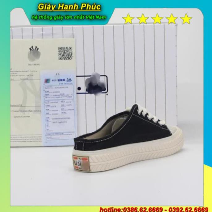 [Mã FAGREEN245 giảm 10% tối đa 30K đơn 99K] [ FREE SHIP- XẢ KHO] Sục đạp gót N Y đen LEL2 | BigBuy360 - bigbuy360.vn