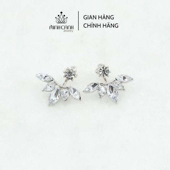 Bông Tai Bạc 5 Nhành Lá - Minh Canh Jewelry