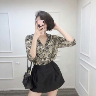 Sơ mi lụa Zara