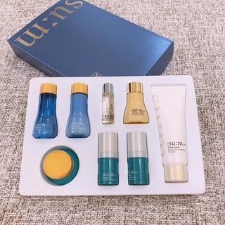 Set mini Sum xanh cấp nước xe khít lỗ chân lông 8sp Hàn Quốc