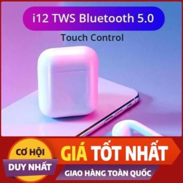 HN1210  HN1210  shopcaugiay Tai Phone Không Dây I12 TWS - Giá Rẻ Bất Ngờ 5.0 HN1210