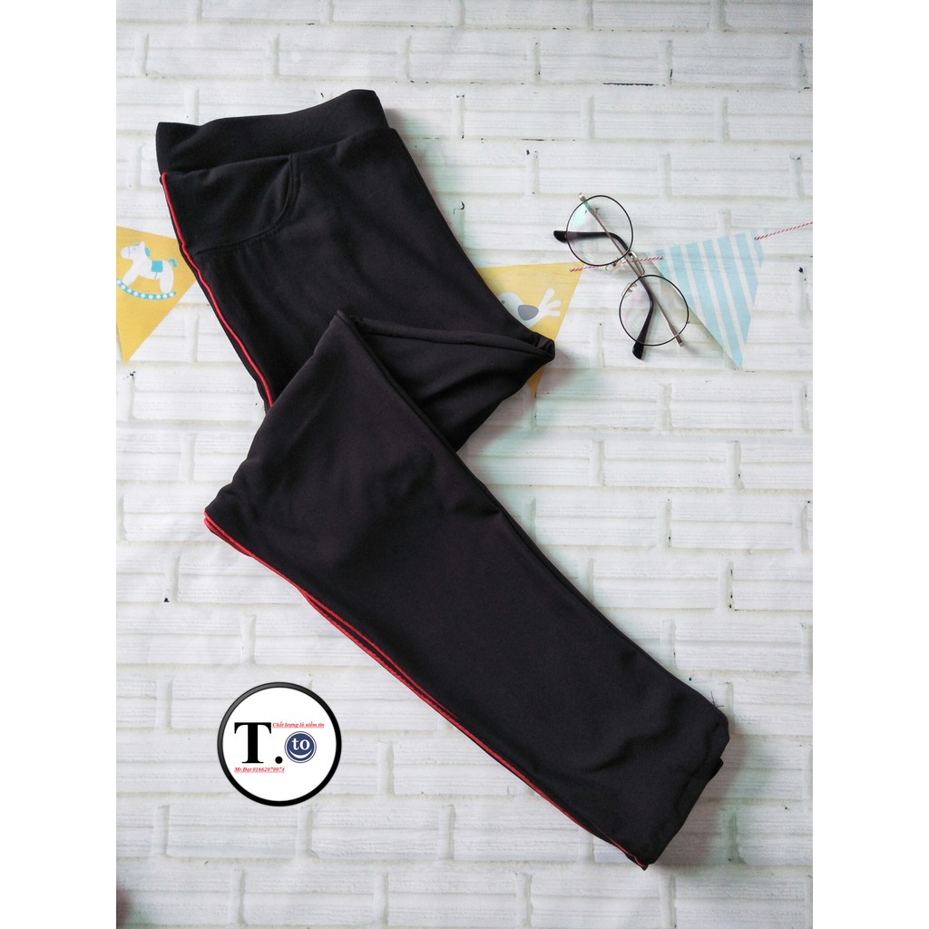 Quần thun nữ - legging (Ôm body, viền sọc  5 MÀU) | BigBuy360 - bigbuy360.vn