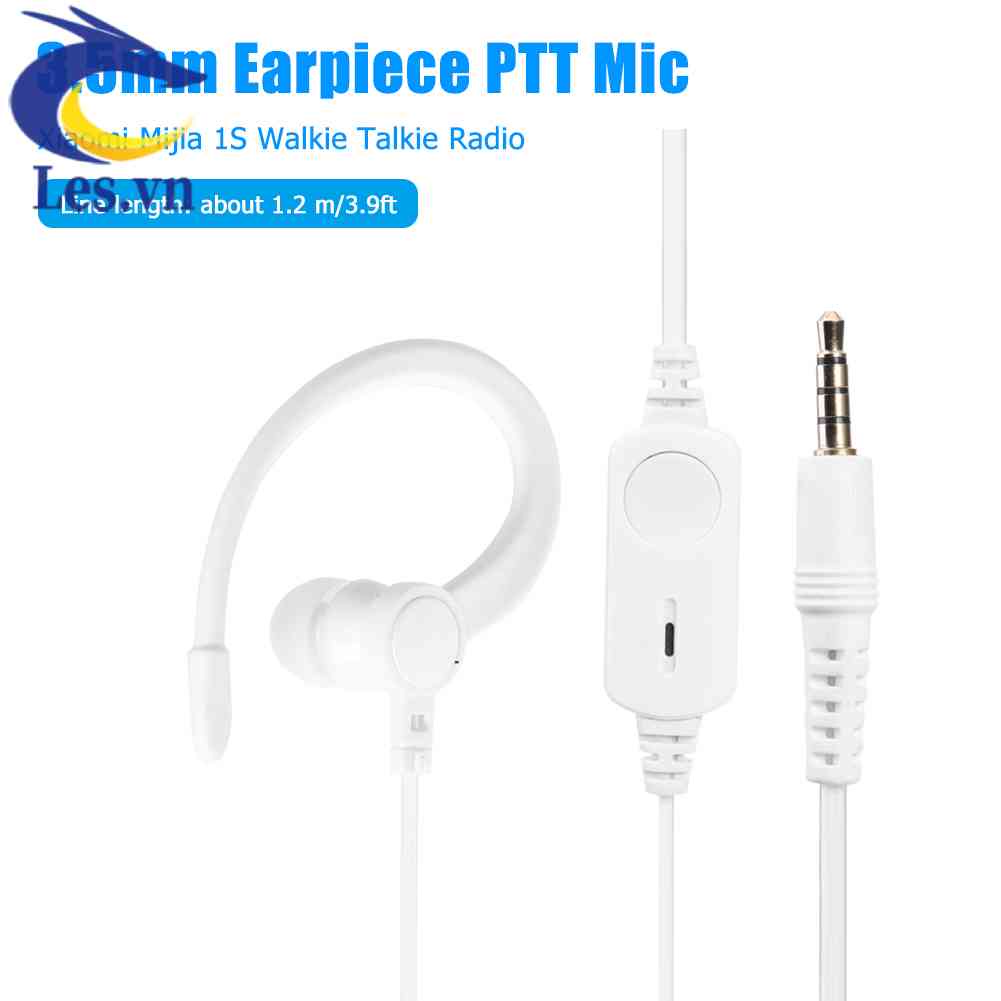 Tai Nghe Giắc Cắm 3.5mm Kèm Mic PTT Chuyên Dụng Cho Bộ Đàm Xiaomi Mijia 1S