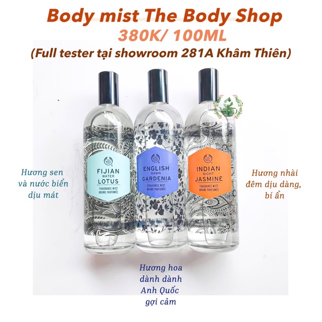 [Mã COS2704 giảm 8% đơn 250K] Xịt thơm cơ thể BODY FRAGRANCE MIST THE BODY SHOP | BigBuy360 - bigbuy360.vn