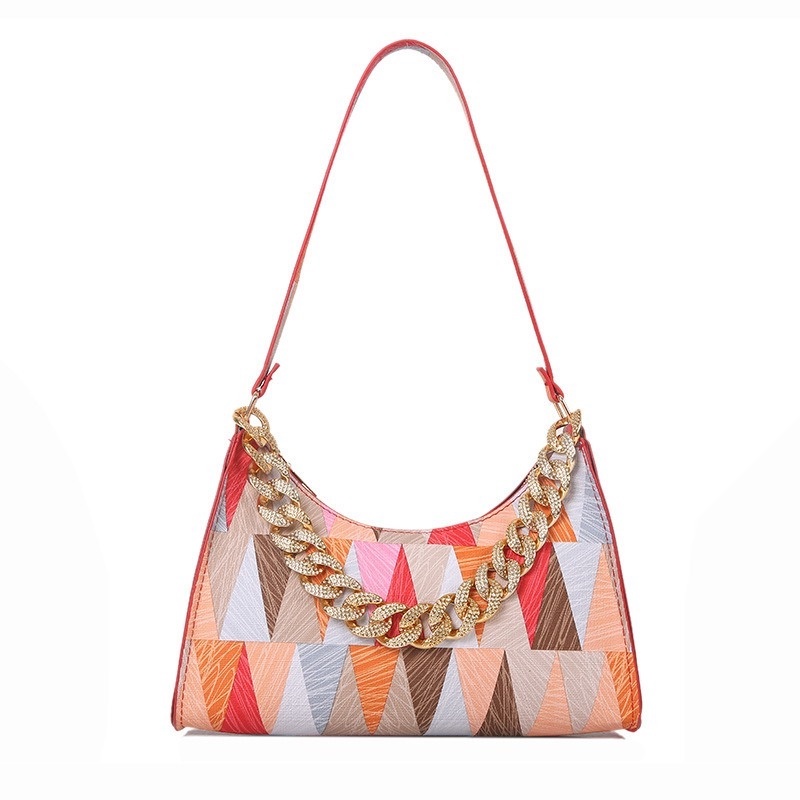 Túi Đeo Vai Phối Dây Xích Phong Cách Thời Trang Mùa Hè 2022 NB00078