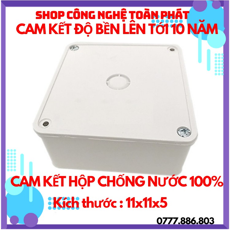 Hộp kỹ thuật lắp đặt camera ngoài trời chống nước tốt